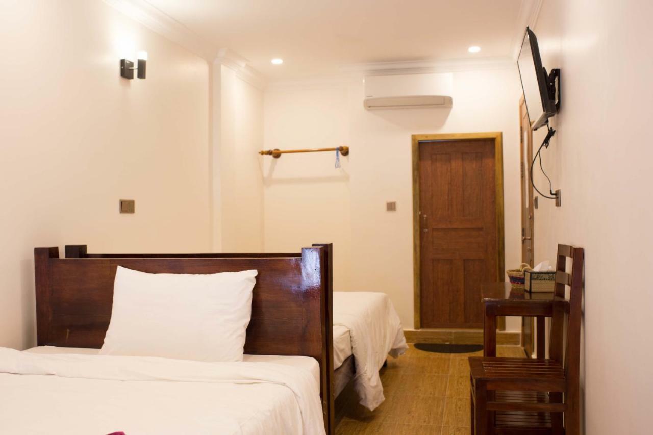 Twin Home Guesthouse Kampot Dış mekan fotoğraf